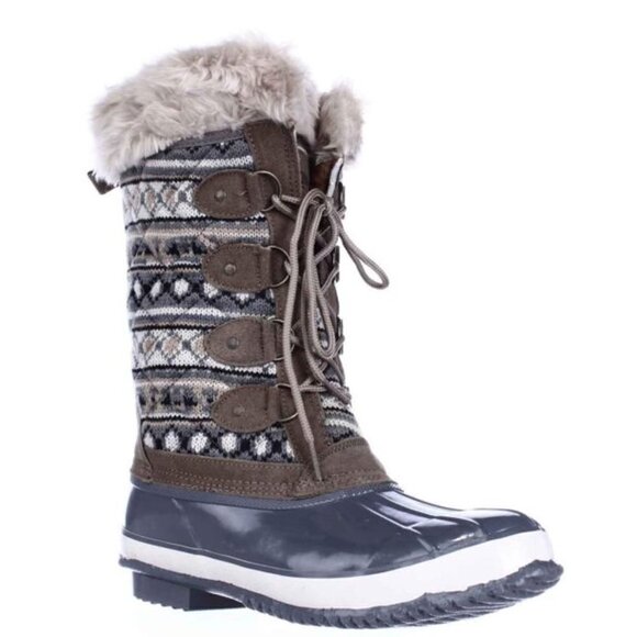 Khombu Frabric Melanie Boot 7 - Picture 1 of 4